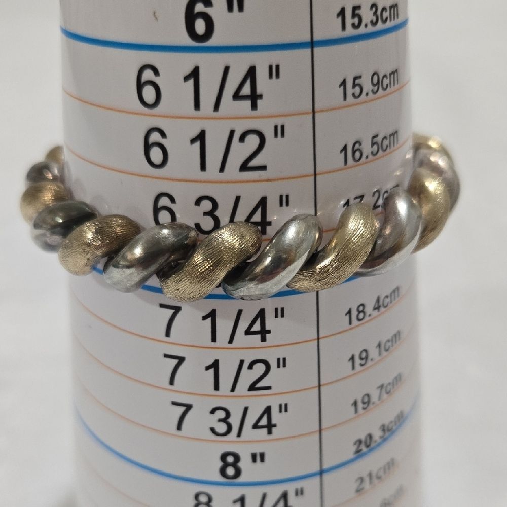 Solid Sterling Silver Bracelet - image 6